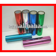 colored metallized polyester film